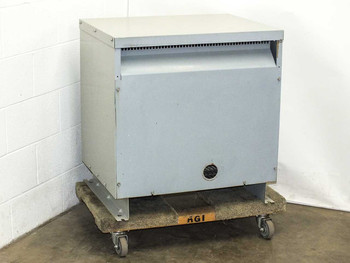 Acme Electric DTGB-075-4S 75kVA Drive Isolation Transformer – left-side enclosure view showing sheet metal housing and ventilation slots