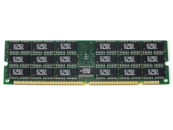 IBM 35H8751 64MB ECC DIMM memory module — reverse side showing memory chip array