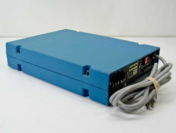 Codex Motorola 8250 LDSU modem — rear-left three-quarter view showing rear panel connectors and power cord