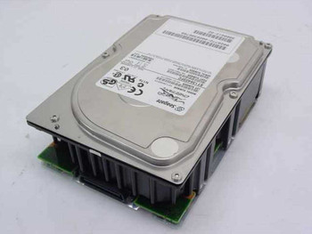 Seagate Cheetah ST136403FC 36.4GB Fibre Channel HDD — top-right angle showing Seagate logo label and mounting rails