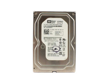 Western Digital WD1600AAJS 160GB SATA hard drive – front label view showing model number, capacity, and Dell OEM part number XP935