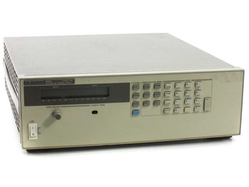 HP 6654A System DC Power Supply – front panel overview showing display and keypad