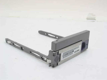 Sun Microsystems 5403852-01 hard drive server caddy — angled front view showing rail arms and latch mechanism