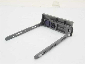 Sun Microsystems 5403923-01 server drive caddy – bottom/interior view showing drive mounting rails and ejector lever