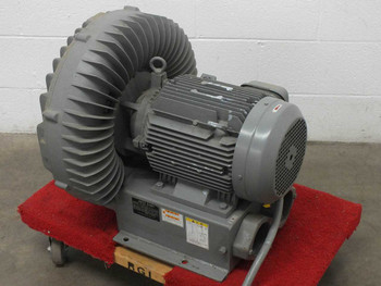 Hitachi VB-080-E2 12 HP Oil-Less Vortex Blower 513 CFM 9 KW 208/230VAC 3 Phase