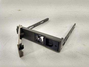 Sun 540-4191 hard drive caddy showing latch mechanism, spring clip, and drive retention hardware