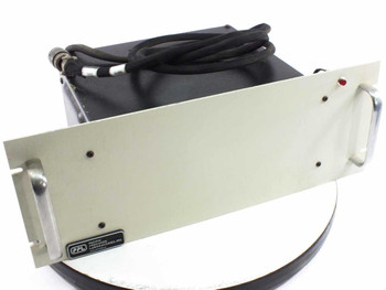 Pacific Precision Laboratories DBSA 3-Axis Stage Controller – front rack panel view with PPL nameplate and attached cabling