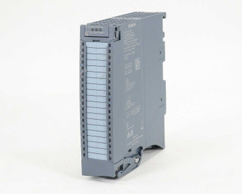 Siemens 6ES7522-1BH01-0AB0 S7-1500 Digital Output Module — front-left angled view showing terminal wiring connectors and DIN rail clip