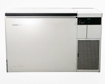 Thermo Fisher Isotemp C90-10D34 -70C chest freezer – left-front 3/4 view showing Isotemp Basic branding and control panel