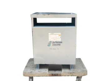 Jefferson Electric 423-3194-055 transformer – front face view showing Jefferson Electric logo and nameplate label
