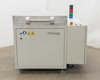 P. Energy laminator — electrical control cabinet with Siemens SITOP power supply and safety interlocks