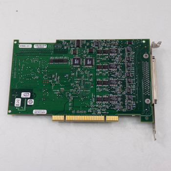 National Instruments PCI-6733 PCB rear component side showing model label, 187902E-01 part number, and Made in Hungary marking