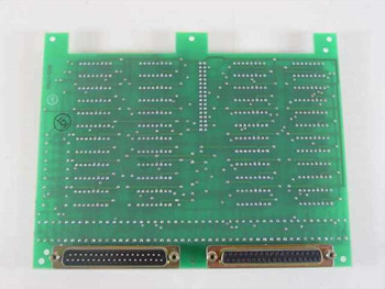Advanced Imaging Inc 9376902 ELG Board PCB — solder side showing two D-Sub connectors along bottom edge