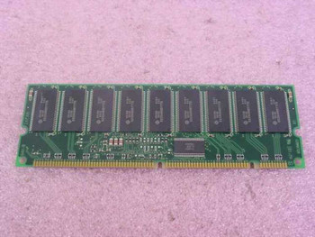 IBM 33L3128 512MB PC133 ECC SDRAM RDIMM — reverse side showing Samsung memory chips
