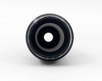 VBZ-0058 objective lens – front face view showing circular lens element centered in black housing