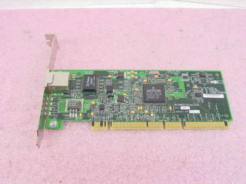 IBM 31P6309 NetXtreme PCI NIC – rear PCB view showing Broadcom BCM5703 main controller chip and components