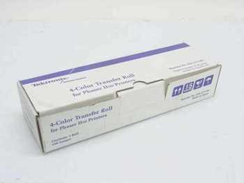 Tektronix 016-1171-00 4-Color Transfer Roll for Phaser IIsd — sealed box showing product label, contents note (1 roll, 300 images), and reorder number