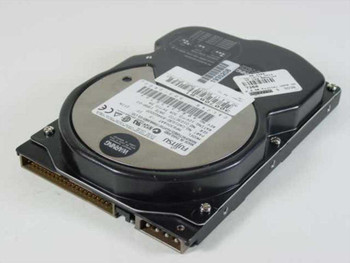 Fujitsu MPB3064AT 3.5-inch IDE hard drive — IDE and power connector end view
