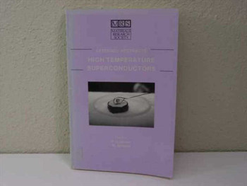 MRS Extended Abstracts High Temperature Superconductors 1987 softcover book — front cover view showing MRS logo and title