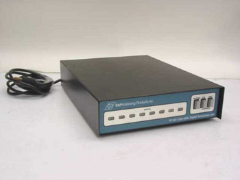TeleProcessing Products TP-501 CSU/DSU Digital Termination Unit – front three-quarter view showing front panel controls and attached power cable
