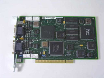 Digi International EPC/X PCI PLX 50000540-01 serial controller card – top view showing PCB, PLX PCI bridge chip, and onboard components