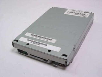 Panasonic JU-256A096P 3.5 internal floppy drive – top and right side angled view showing drive body and label