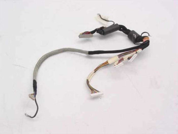 Toshiba Satellite P-100 internal wiring harness cable assembly – full harness view showing multiple connectors and ribbon cable