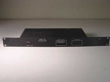 Vasgo LTD Satmatte rackmount satellite processor – front panel view showing dual F° displays and power/mode indicators