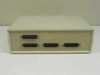 General Interface Systems GIS AB data transfer switch — rear panel showing five DB25 25-pin connectors