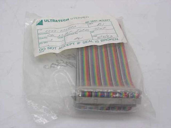 Ultratech Stepper 0509-290800 50-way rainbow ribbon cable in original sealed plastic bag with QC acceptance tag visible