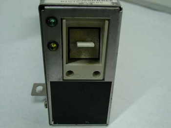 IBM 90X8626 power supply front/side panel showing power switch, green and yellow status LEDs, and power button