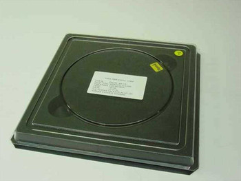 Inko Industrial PE6-NC-AR-2-S nitrocellulose lens in black plastic storage tray with label visible – top view