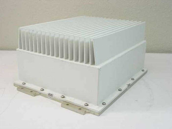 SSE Technologies 310-038336-120B M3 DC Power Supply rear and top view showing full finned aluminum heatsink enclosure