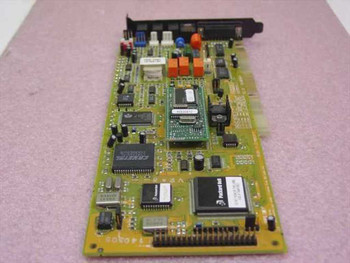 Packard Bell SRS ISA Sound Card rear PCB view showing Crystal audio chipset and component layout