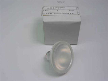 Sylvania N519099 15V 150W MR16 halogen lamp with white box showing part number label