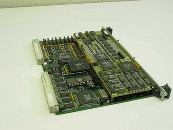 Performance Technologies PT-VME141 VME64 SBC — second angled top view of PCB with ICs and memory arrays visible
