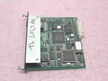 ASP JLS200 JetLAN Plus PCB rear view — showing main controller ICs, edge connector, and board markings including 1992 Made in USA and part number 00267-000-A