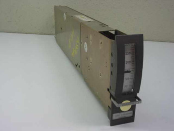 Honeywell Vutronik 37610-3063-0100-000-000 instrumentation amplifier plug-in module – angled front-right view showing meter face and card housing