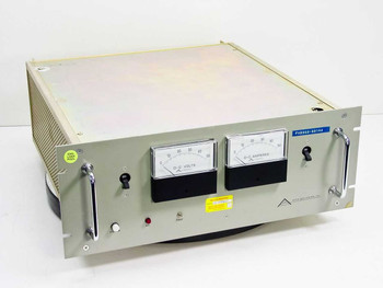 Astro-Geo-Marine PS242A rackmount DC power supply – front panel with dual analog meters and controls