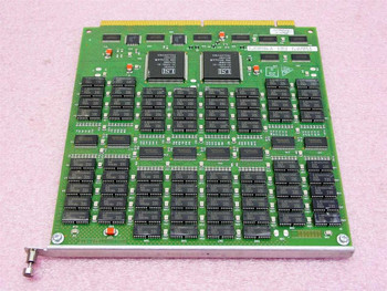 DEC B3030-ET 256MB Memory Module Board – reverse side showing two large LSI controller chips and dense memory IC array