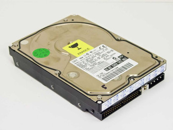 IBM DTTA-351010 25L2567 10GB 3.5" IDE hard drive – top/front angled view showing label and IDE connector