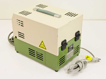 Cooke Tokki TP-125 MK III fiber optic cleaner rear-right view showing power cord and rear panel labels