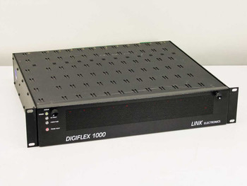 Link Electronics Digiflex 1000 Signal I/O Control Unit – front panel view showing rackmount chassis and ventilation top