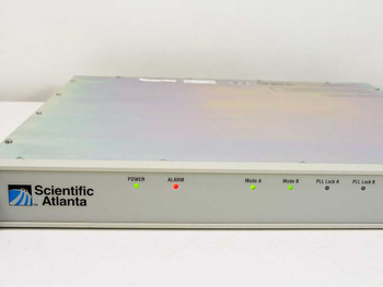 D9261 rear panel showing multiple F-type connector outputs and control switch
