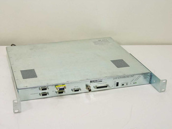General Instrument Magnitude 00-410809-01 DVB Scrambling Unit – front panel view showing MAGNITUDE label, DB-9 ports, and rack ears
