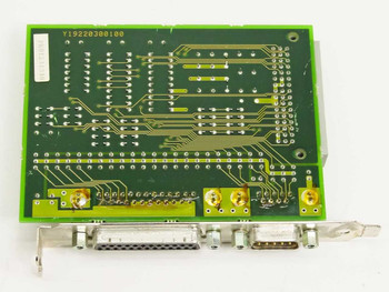 Epson PII-M1 PANT-SP I/O board solder side showing trace layout and DB25 connector