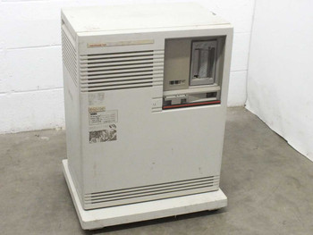 DEC Digital VS60S-A2 VAXStation 3520 tower workstation – front-left view showing drive bay and ventilation louvers
