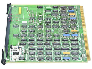 Siemens S30810-Q428-X LTUC Card – top-side component view showing populated PCB with ICs and blue capacitors
