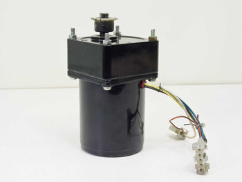 Oriental Motor 5IK40GK-A2 induction motor — side view showing cylindrical motor body and multi-pin wiring harness