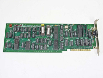 Zenith Data Systems 85-3017-1 8-bit ISA CPU board – top component side, full card view showing ICs and ISA edge connector